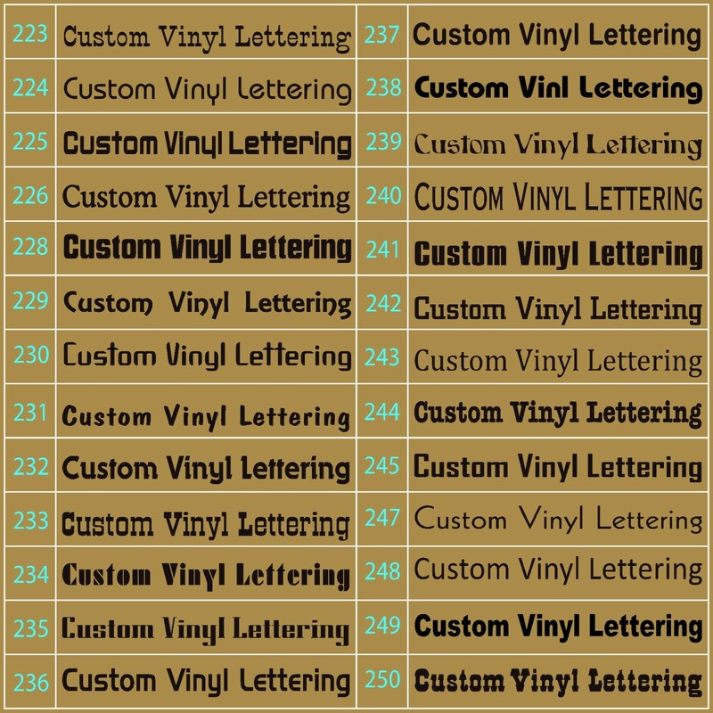 Custom Decal Vinyl Lettering Personalized Business Sign Text Name Vehicle Car gallery