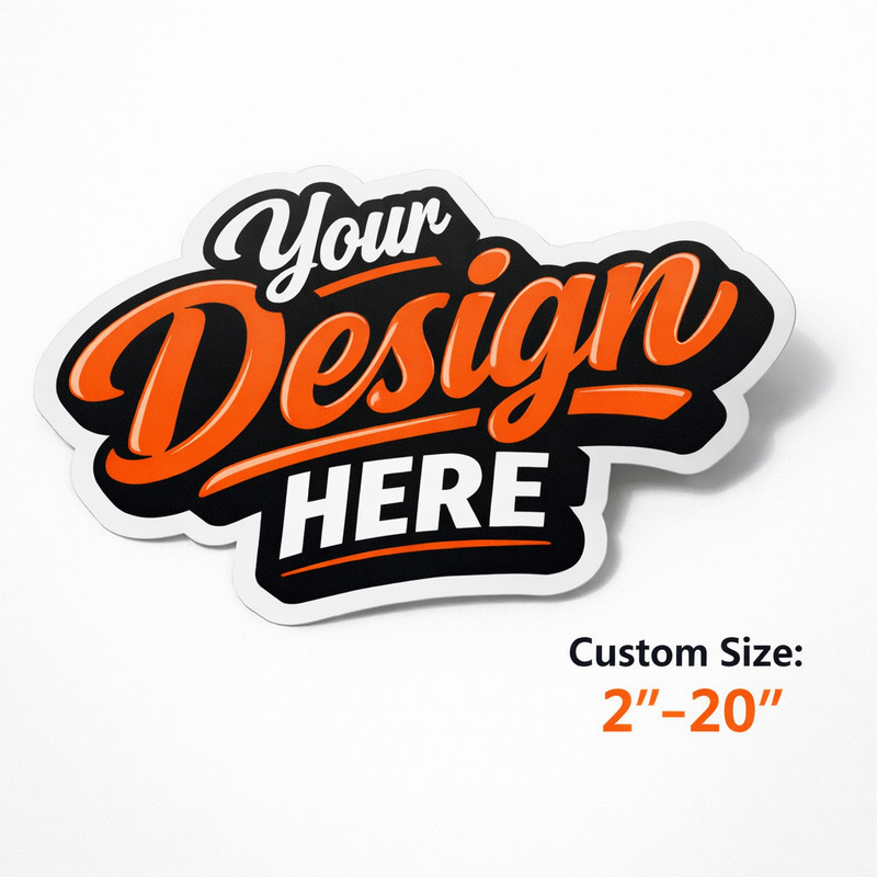 Custom Logo Stickers Vinyl Die Cut Decals Waterproof UV Resistant 2″-20″