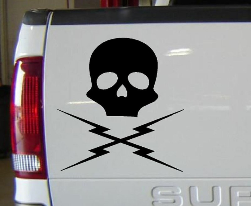 Death Proof Various Sizes & Colors Durable High Performance Die Cut Vinyl Decal gallery