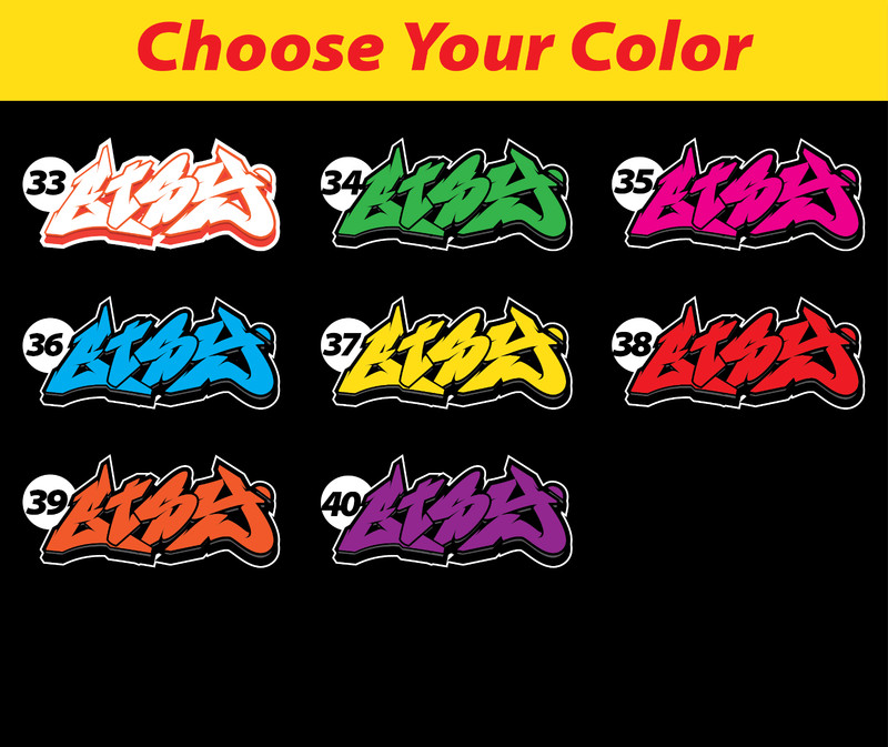 Custom Personalized Vinyl Graffiti Name Decal Sticker | Car Window Tumbler Wall gallery