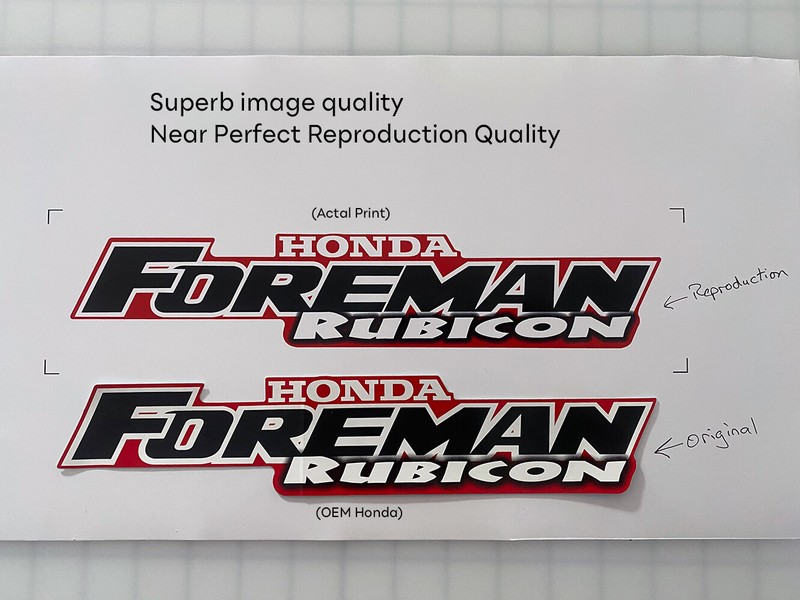 Honda Foreman Rubicon Decal Kit Sticker Graphics Emblem 2001 2002 2003 2004 OEM gallery