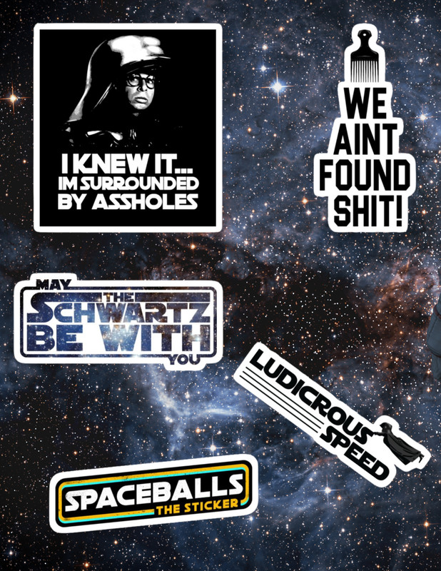 Spaceballs 80’s 5pc Sticker Pack