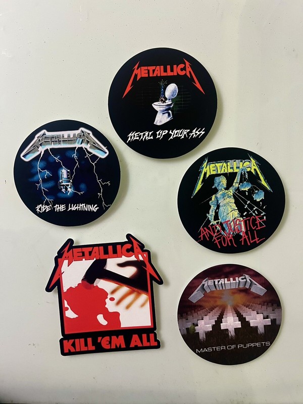Metallica Sticker Pack - Heavy Metal Stickers , Thrash Metal Stickers gallery