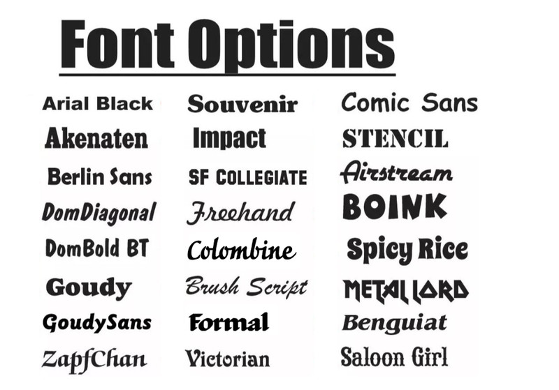Custom Personalized Vinyl Lettering Name Decal Sticker Car Window Tumbler Flask gallery