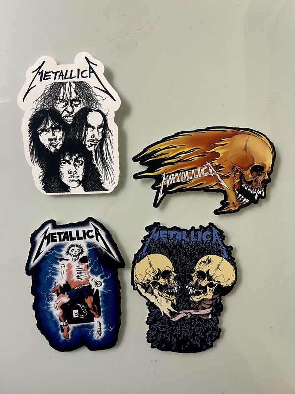 Metallica Sticker Pack - Heavy Metal Stickers , Thrash Metal Stickers gallery