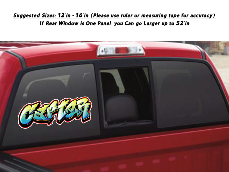 Custom Personalized Vinyl Graffiti Name Decal Sticker | Car Window Tumbler Wall gallery